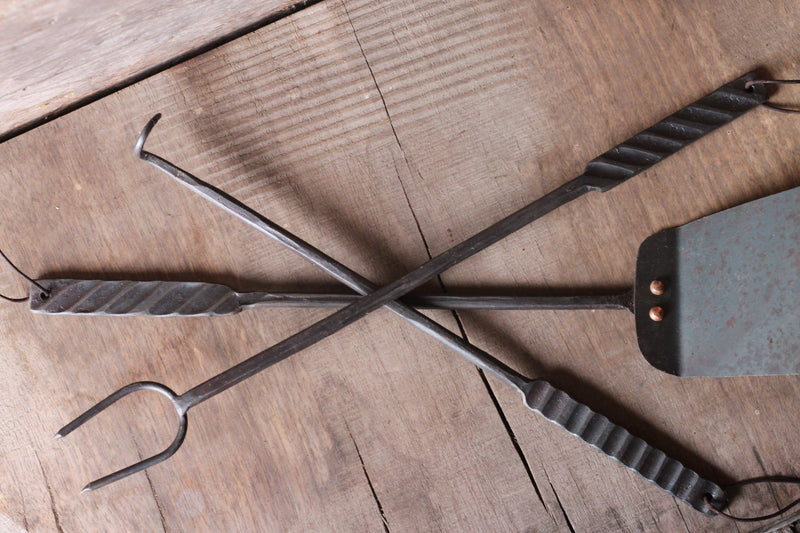 BBQ Grill Tool Set | Steel Grill-Marked Utensils-zoom-