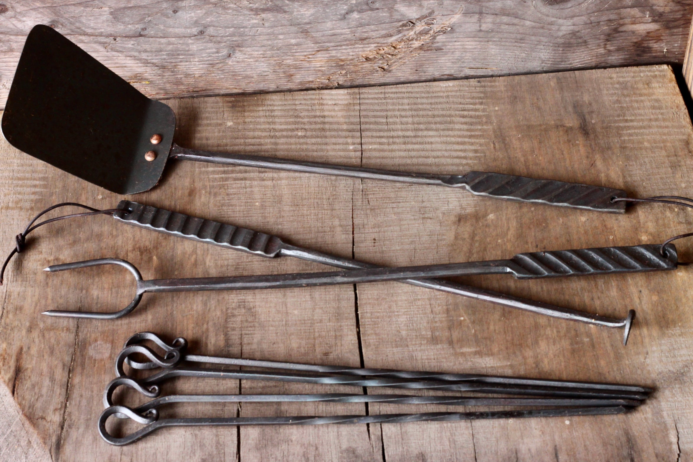 BBQ Grill Tool Set | Steel Grill-Marked Utensils-zoom-4