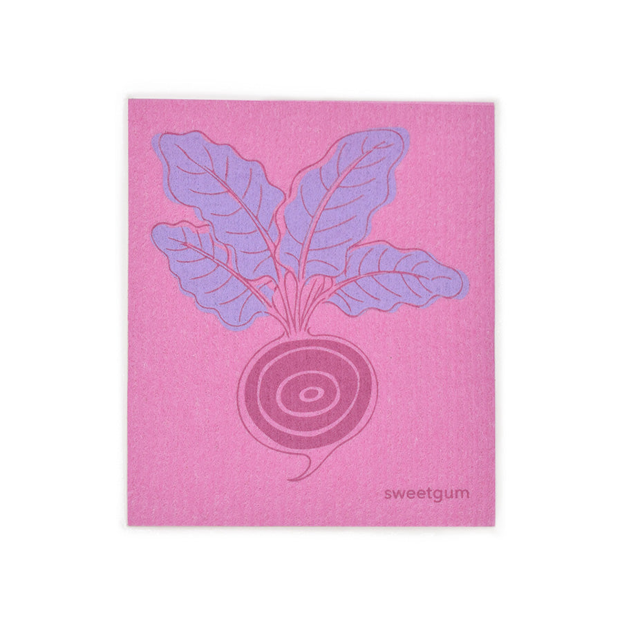 Beet Swedish Dishcloth | Pink-zoom-1