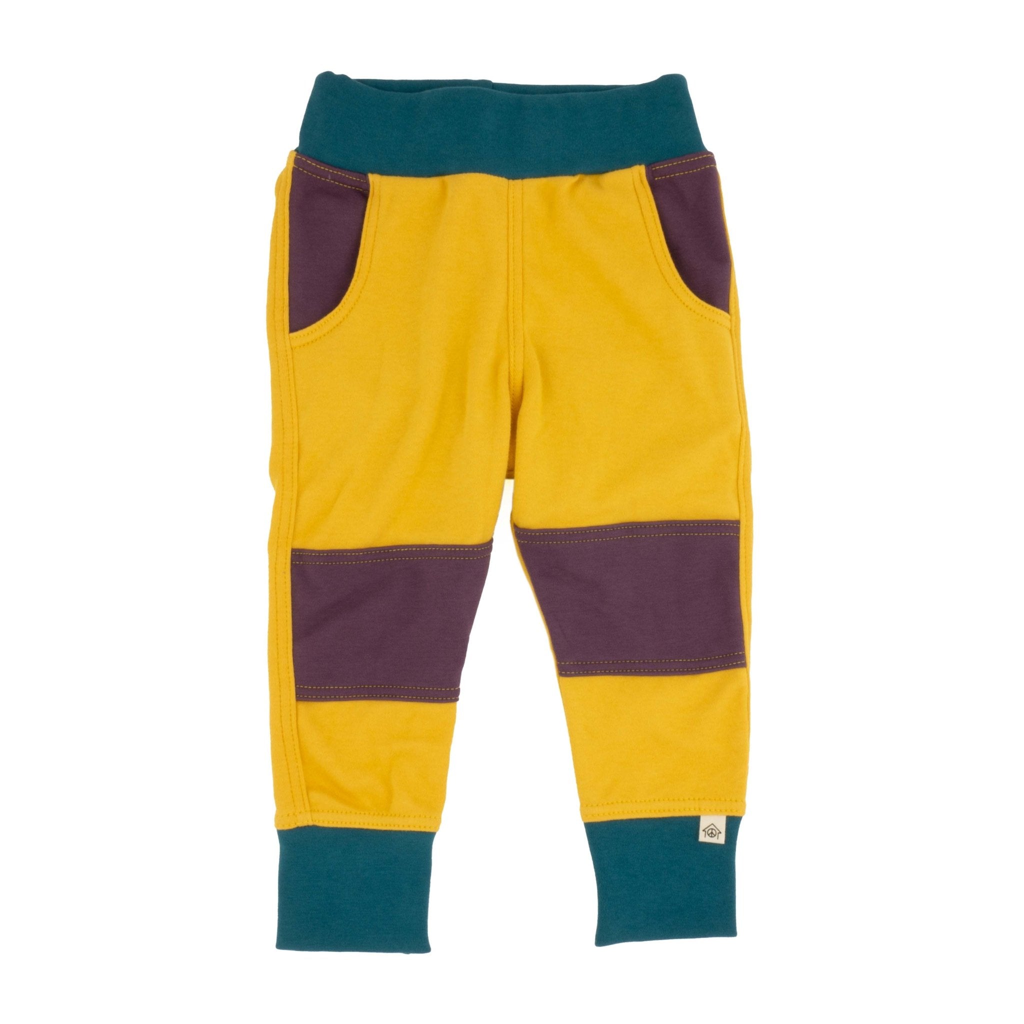 Big Kid Colorblock Joggers | Organic Cotton Colorblock Joggers - Aware House