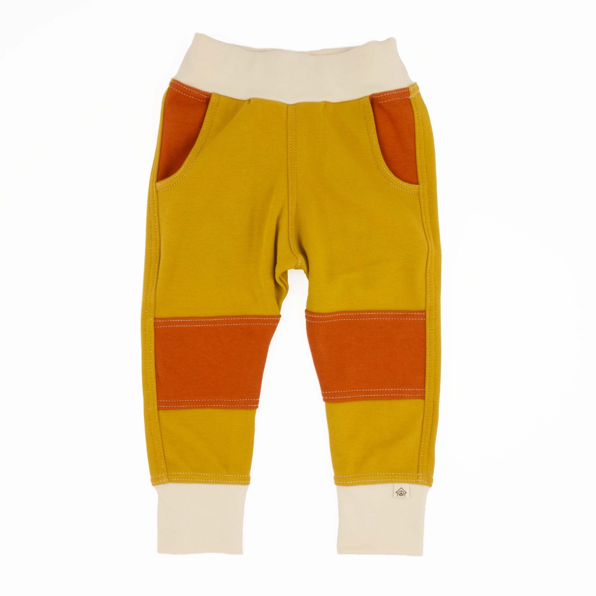 Big Kid Colorblock Joggers | Organic Cotton Colorblock Joggers - Aware House