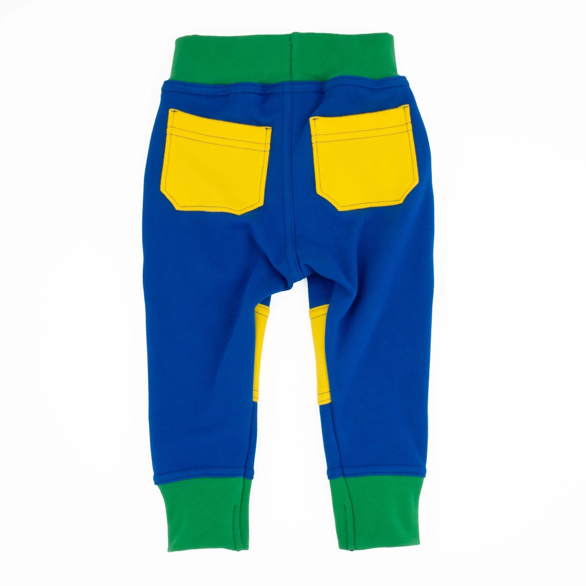 Big Kid Colorblock Joggers | Organic Cotton Colorblock Joggers - Aware House