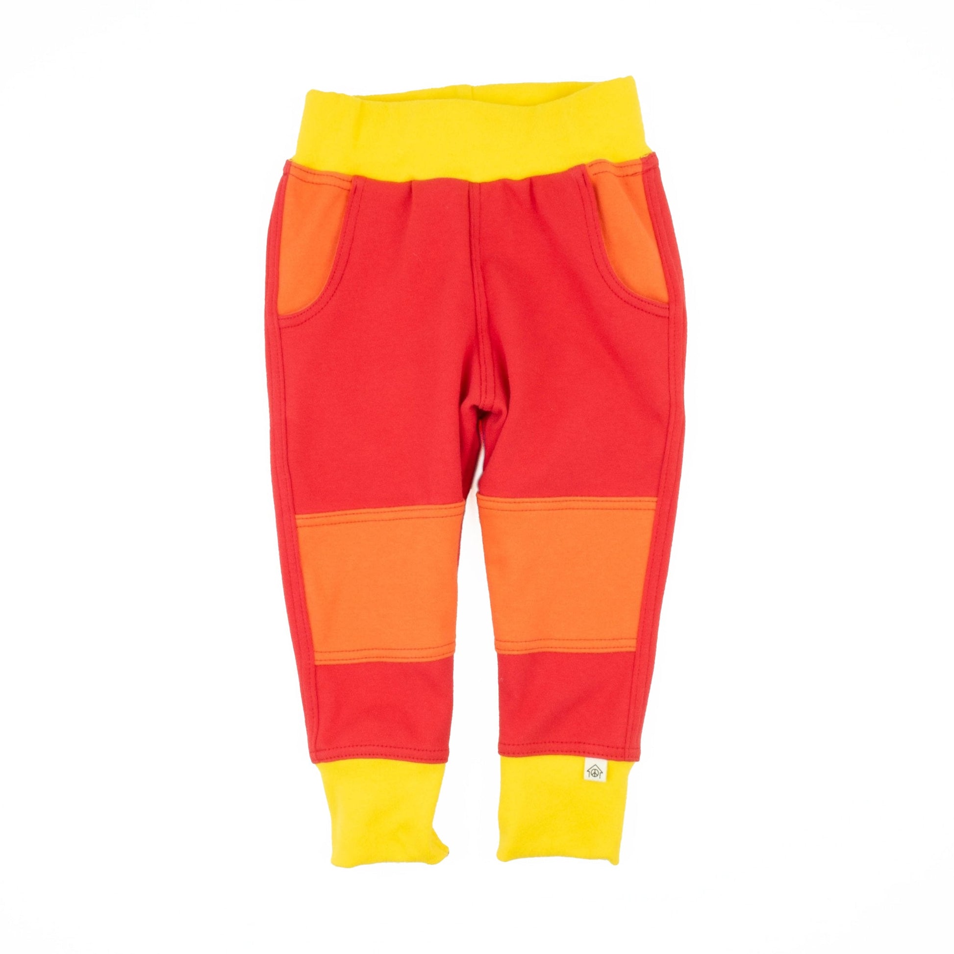 Big Kid Colorblock Joggers | Organic Cotton Colorblock Joggers - Aware House