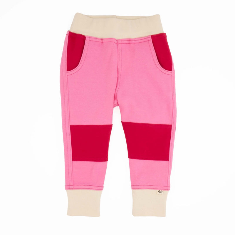 Big Kid Colorblock Joggers | Organic Cotton Colorblock Joggers-zoom-