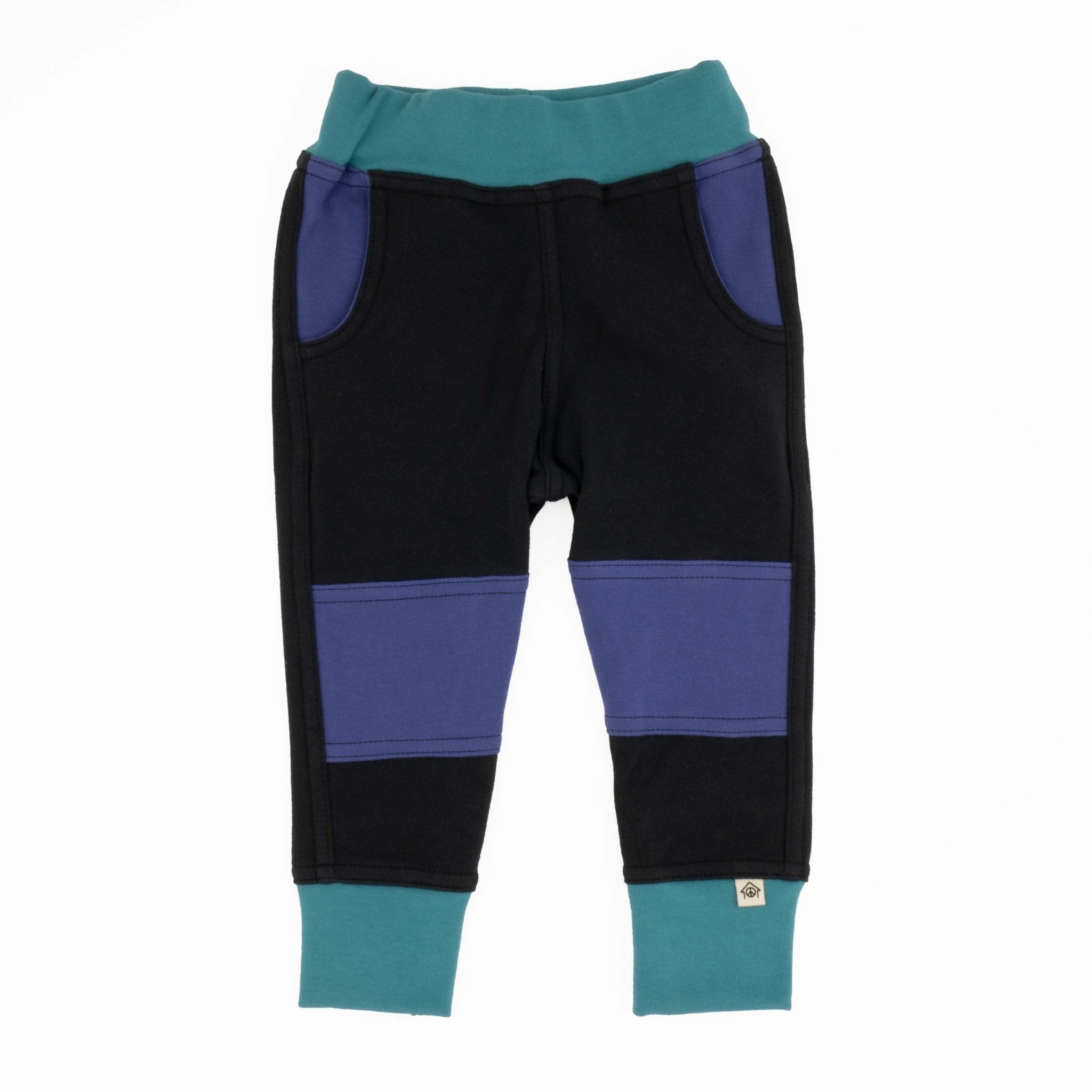 Big Kid Colorblock Joggers | Organic Cotton Colorblock Joggers - Aware House