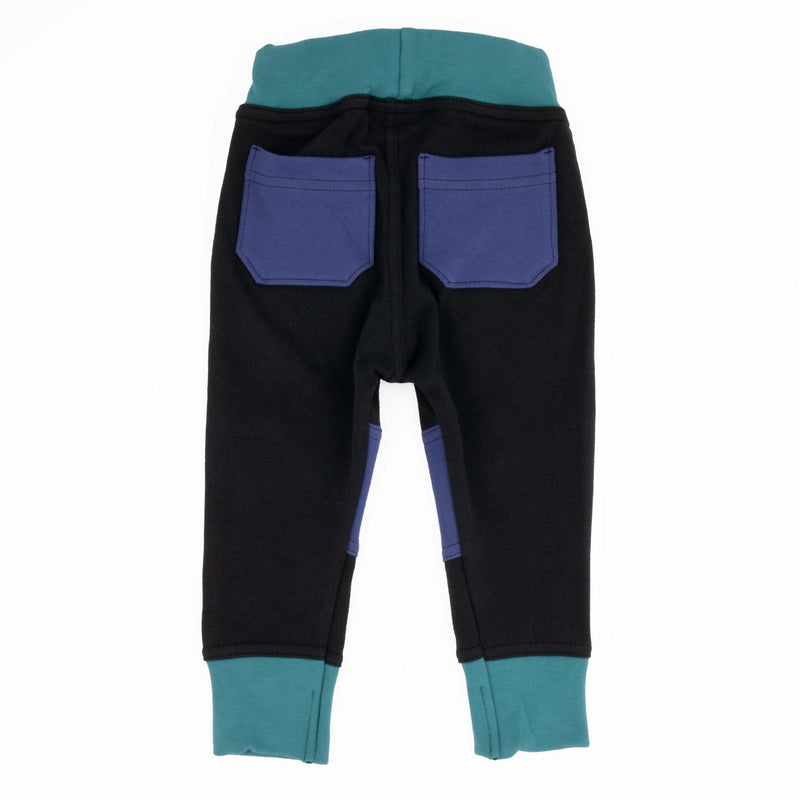 Big Kid Colorblock Joggers | Organic Cotton Colorblock Joggers-zoom-
