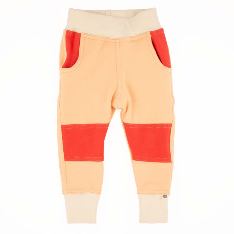 Big Kid Colorblock Joggers | Organic Cotton Colorblock Joggers-zoom-