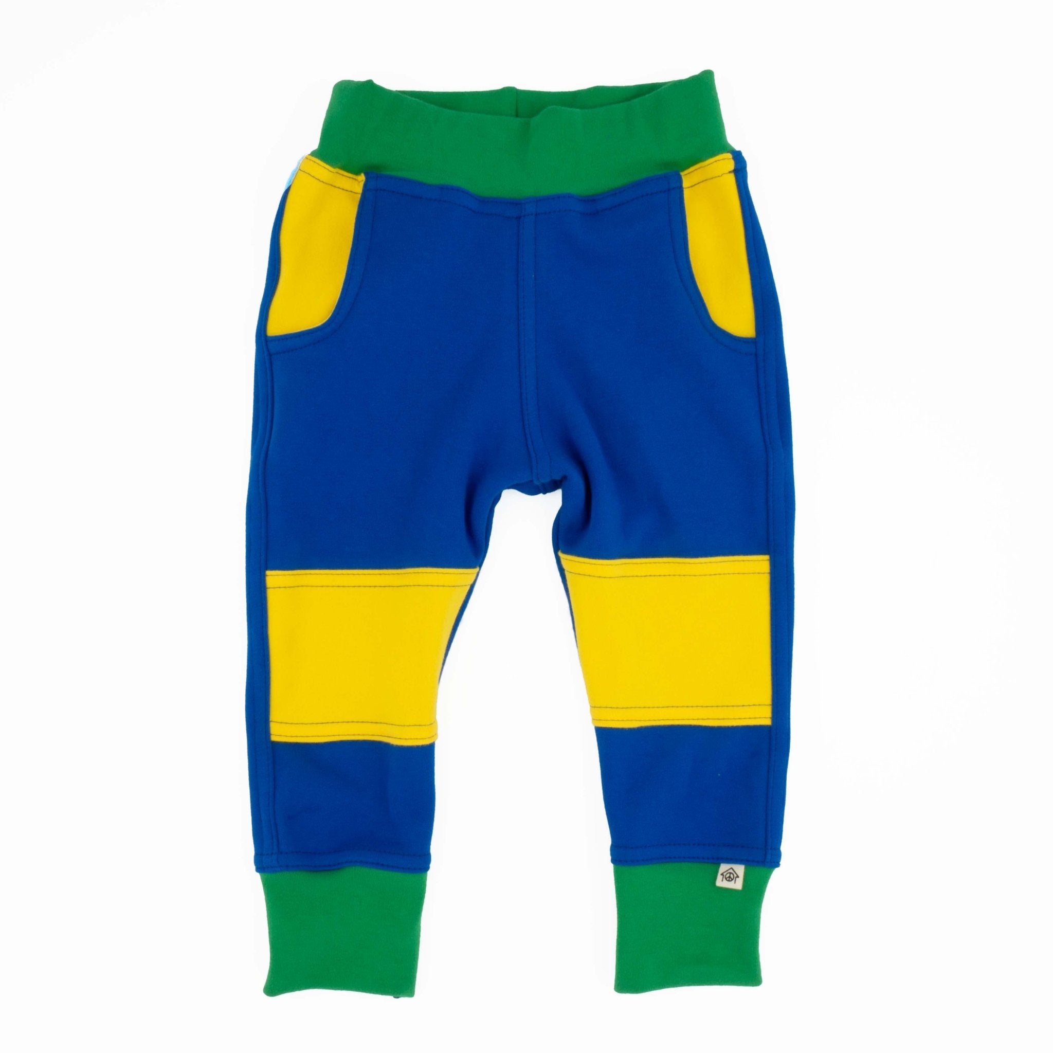 Big Kid Colorblock Joggers | Organic Cotton Colorblock Joggers - Aware House