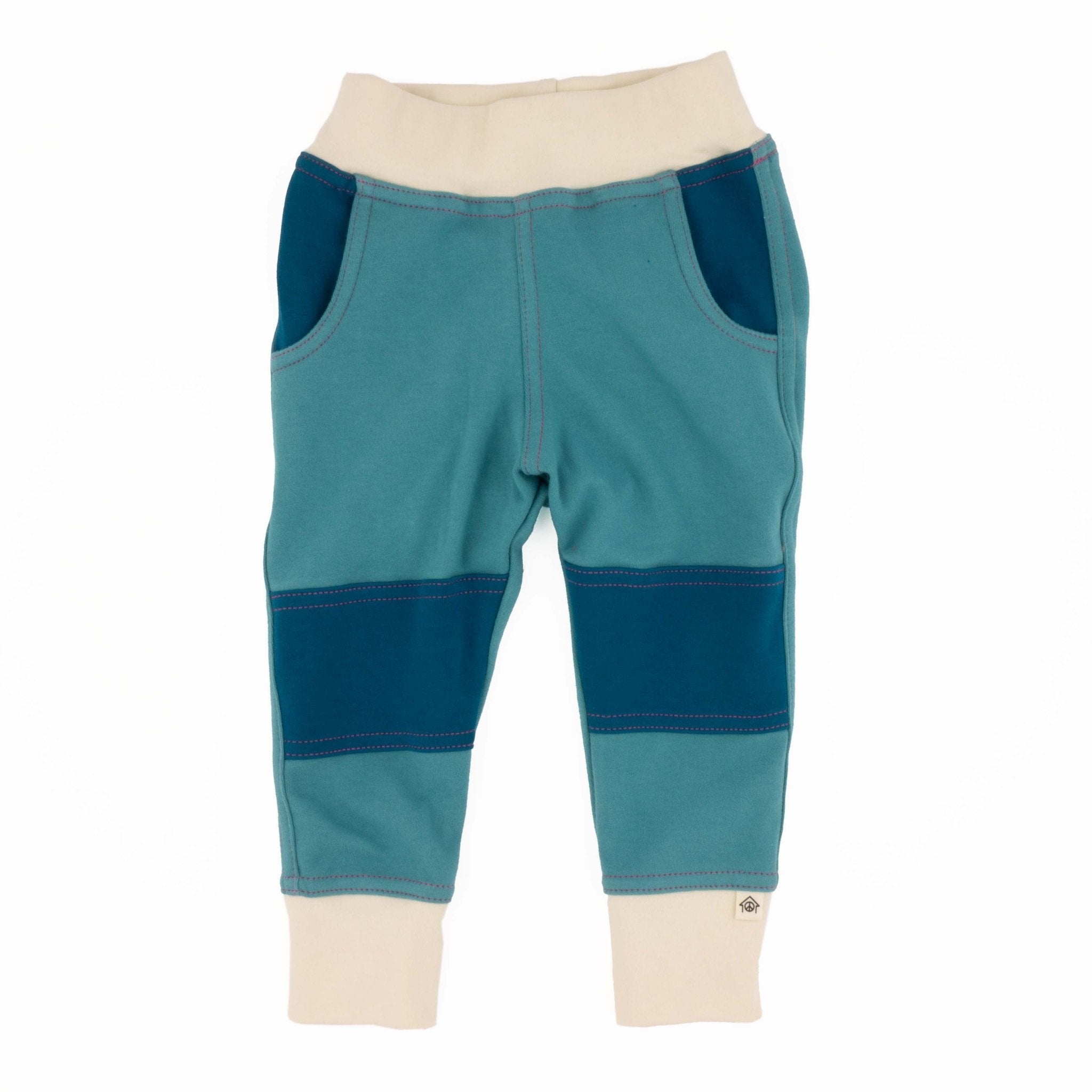 Big Kid Colorblock Joggers | Organic Cotton Colorblock Joggers - Aware House
