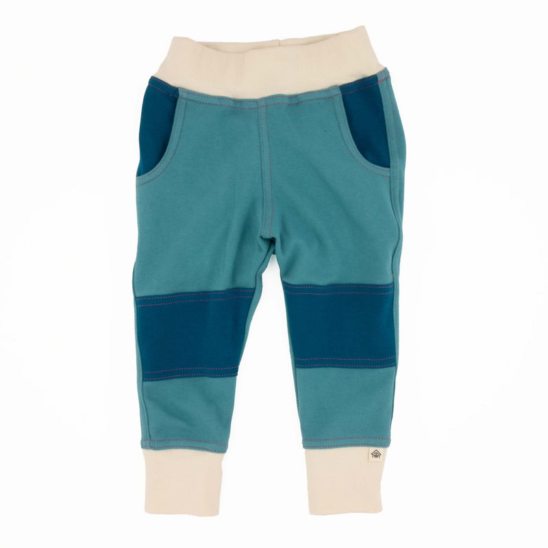 Big Kid Colorblock Joggers | Organic Cotton Colorblock Joggers-zoom-