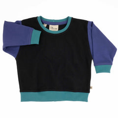 Big Kid Colorblock Sweatshirt | Organic Cotton Colorblock Sweatshirt for Kids - Aware House