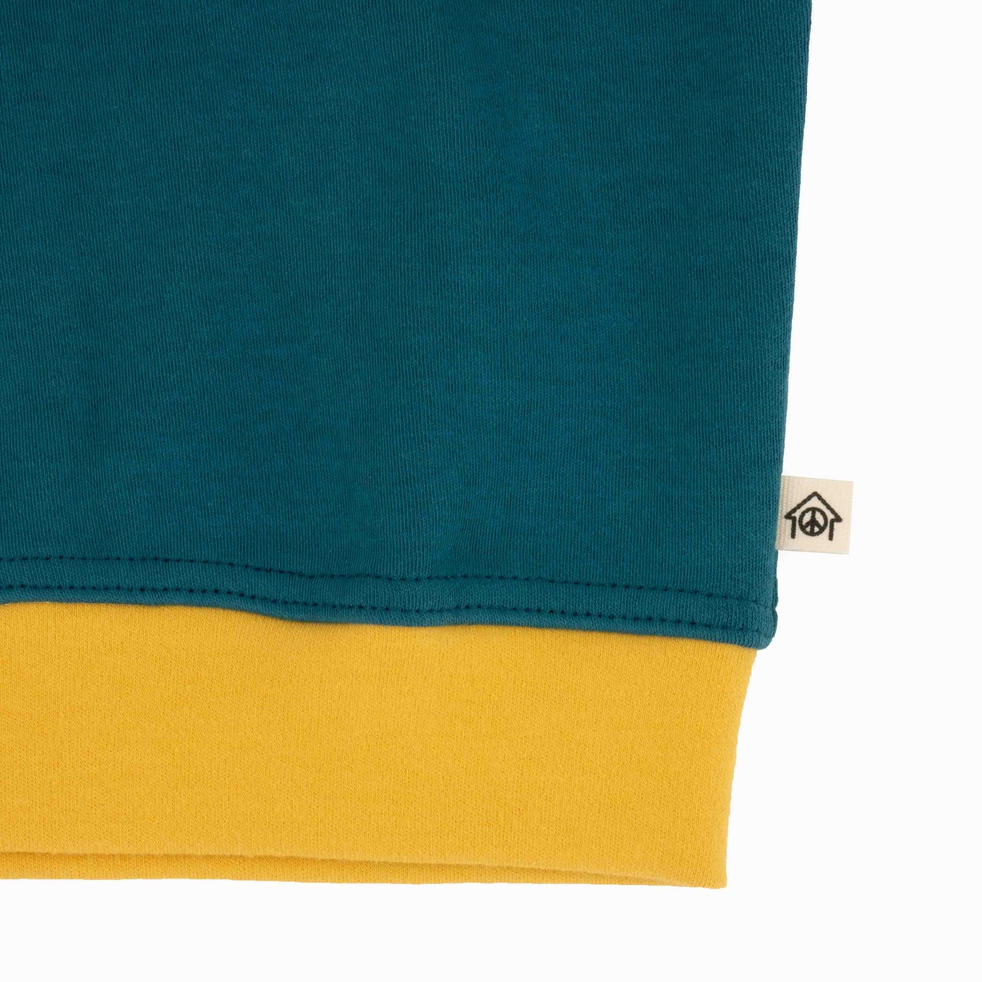 Big Kid Colorblock Sweatshirt | Organic Cotton Colorblock Sweatshirt for Kids - Aware House