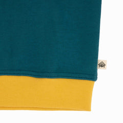 Big Kid Colorblock Sweatshirt | Organic Cotton Colorblock Sweatshirt for Kids - Aware House