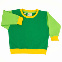 Big Kid Colorblock Sweatshirt | Organic Cotton Colorblock Sweatshirt for Kids - Aware House