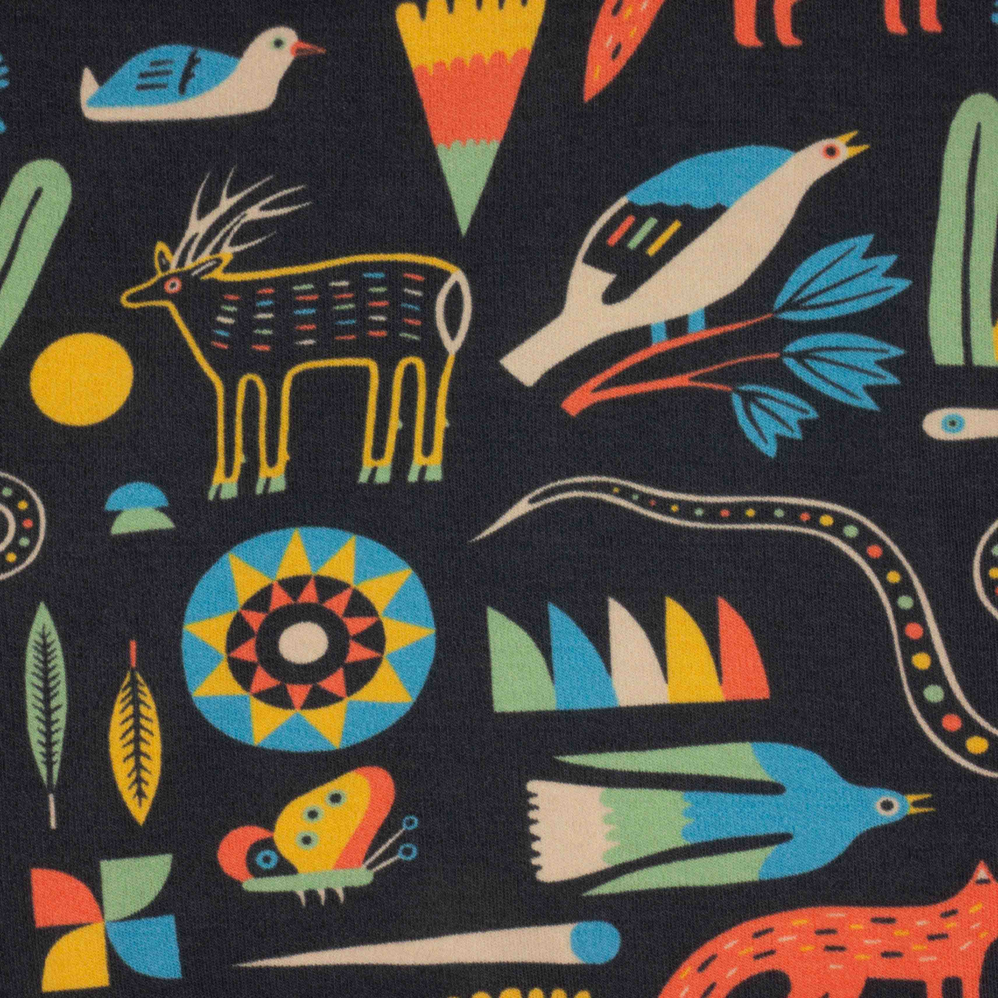 Big Kid Print Joggers | Soft Organic Cotton Joggers with Artist Prints - Aware House