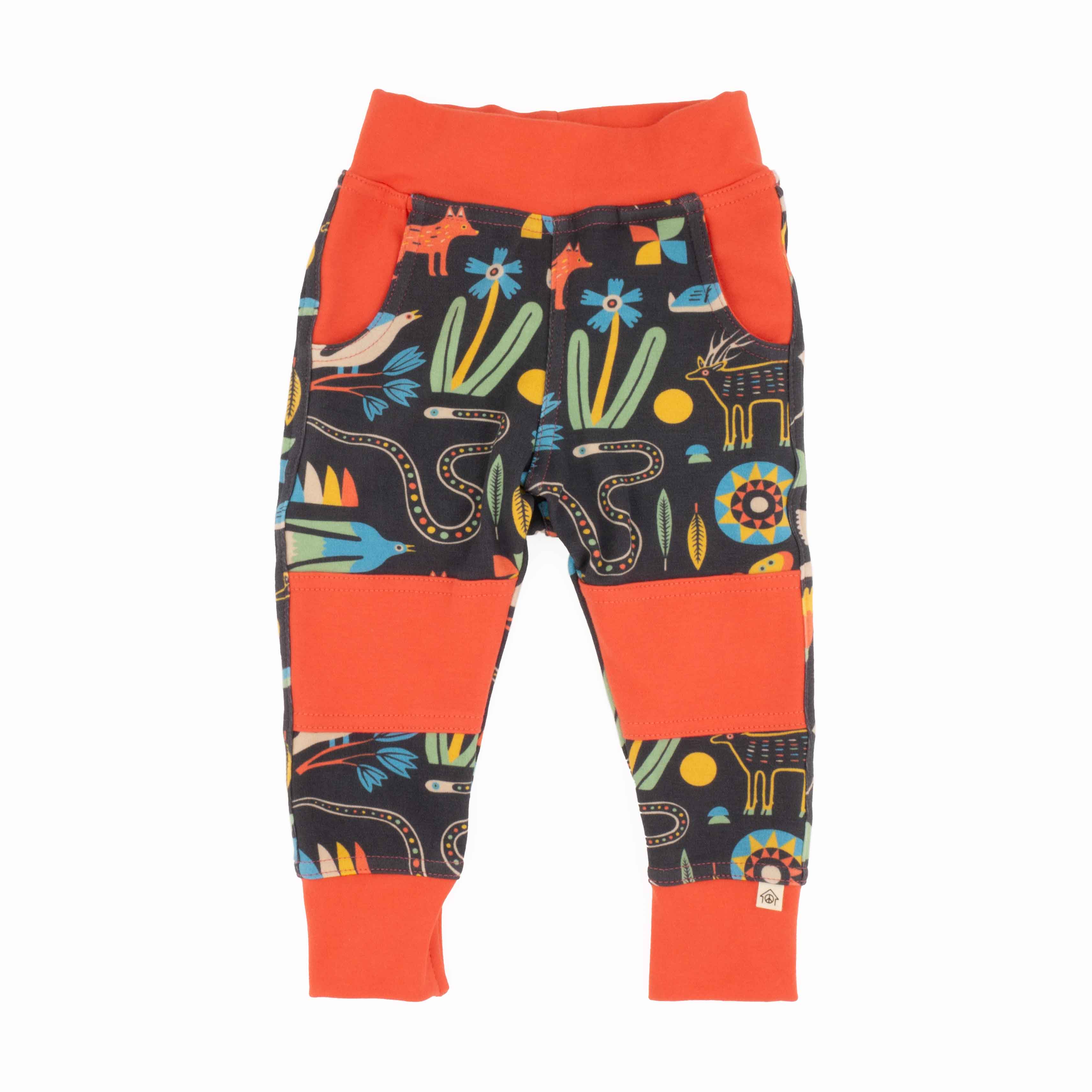 Big Kid Print Joggers | Soft Organic Cotton Joggers with Artist Prints - Aware House