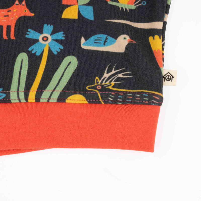 Big Kid Print Sweatshirt | Organic Cotton Everyday Sweatshirt-zoom-