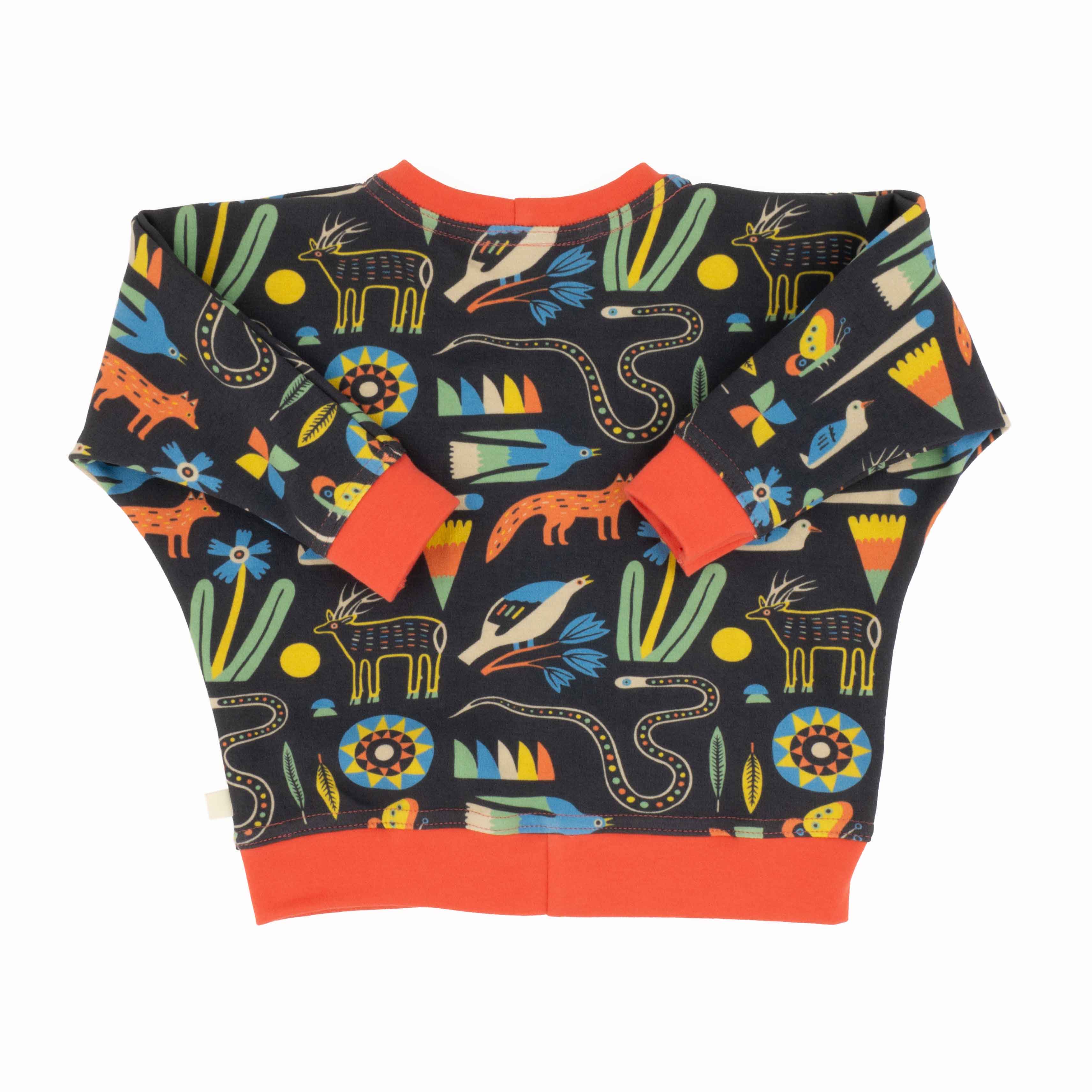Big Kid Print Sweatshirt | Organic Cotton Everyday Sweatshirt - Aware House