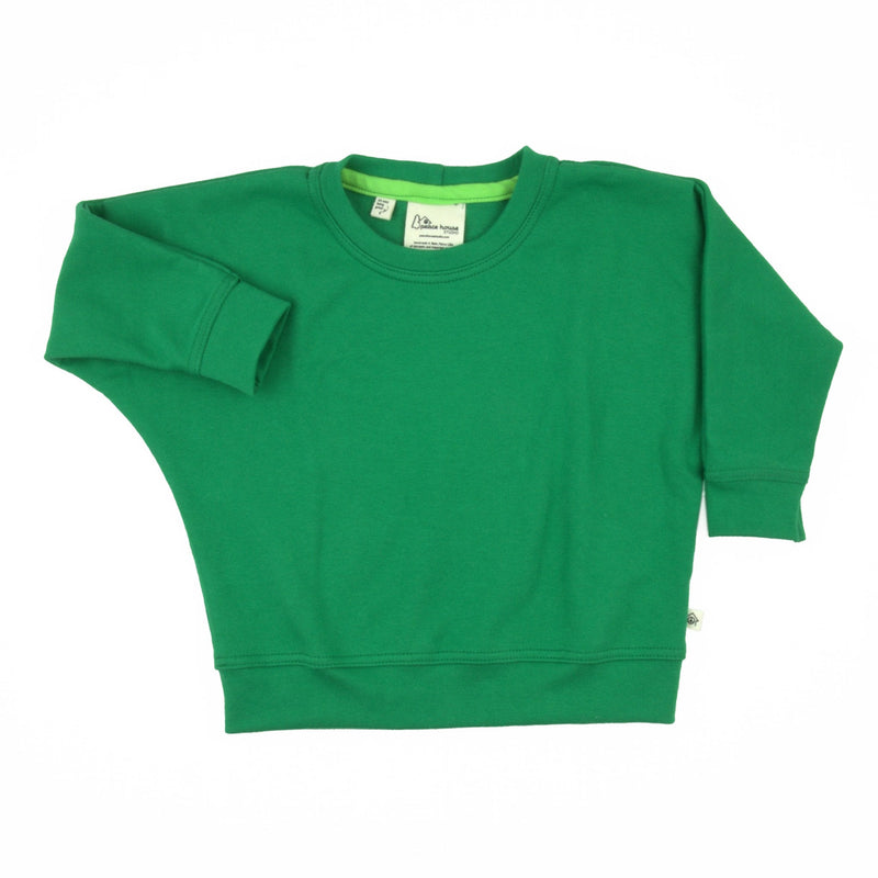 Big Kid Simple Sweatshirt | Organic Cotton Everyday Sweatshirt-zoom-