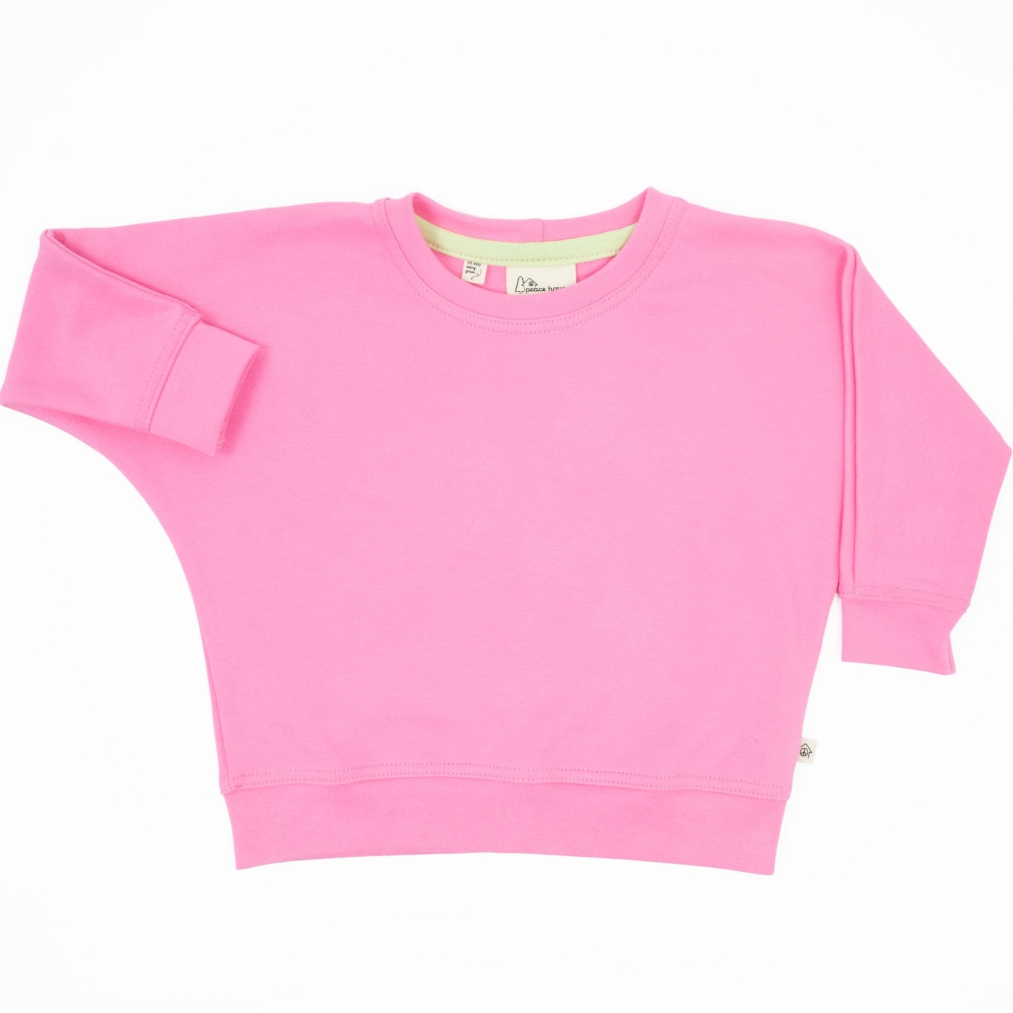 Big Kid Simple Sweatshirt | Organic Cotton Everyday Sweatshirt - Aware House