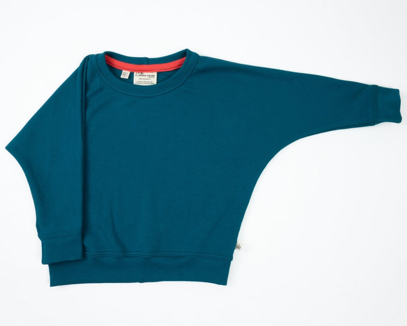 Big Kid Simple Sweatshirt | Organic Cotton Everyday Sweatshirt-zoom-