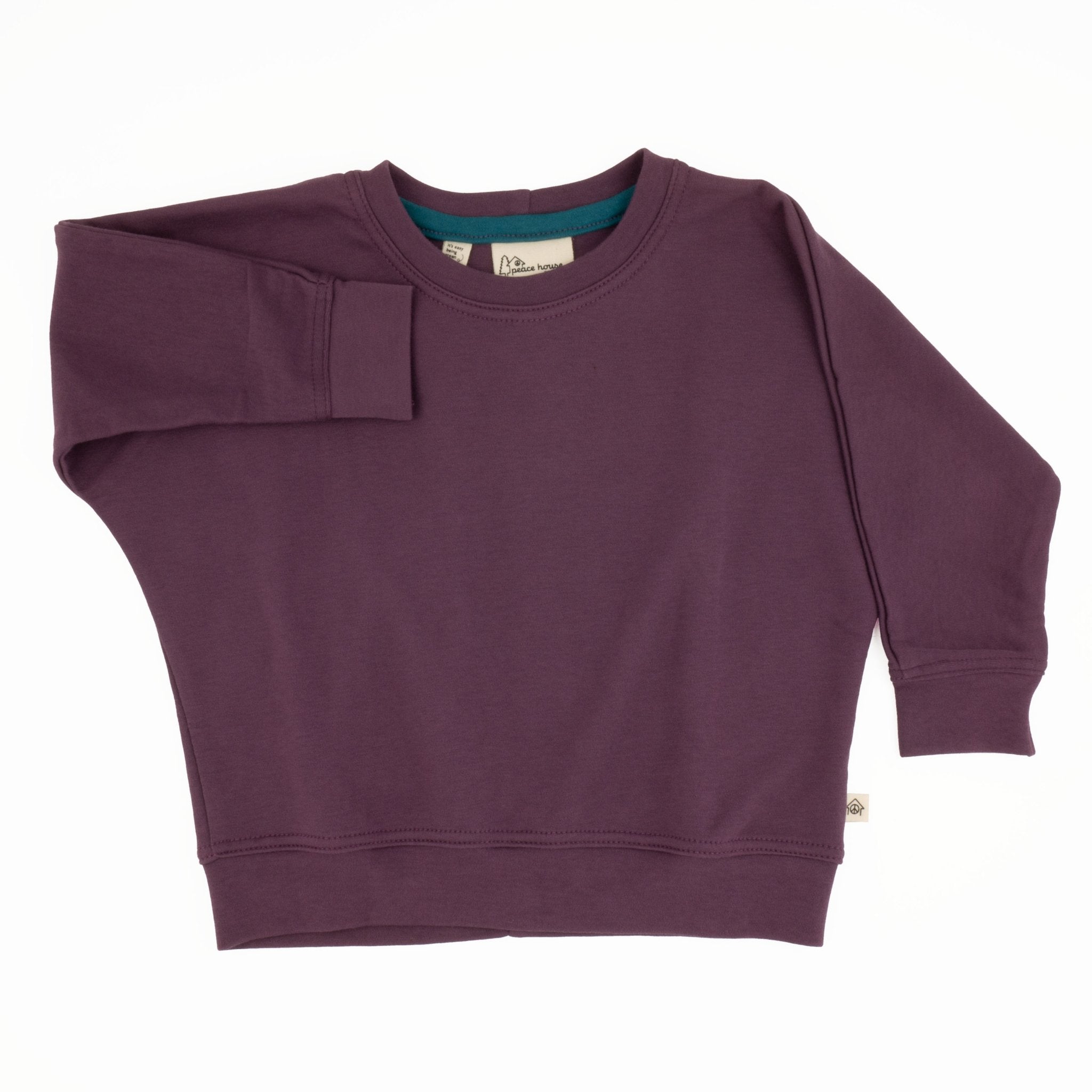 Big Kid Simple Sweatshirt | Organic Cotton Everyday Sweatshirt - Aware House