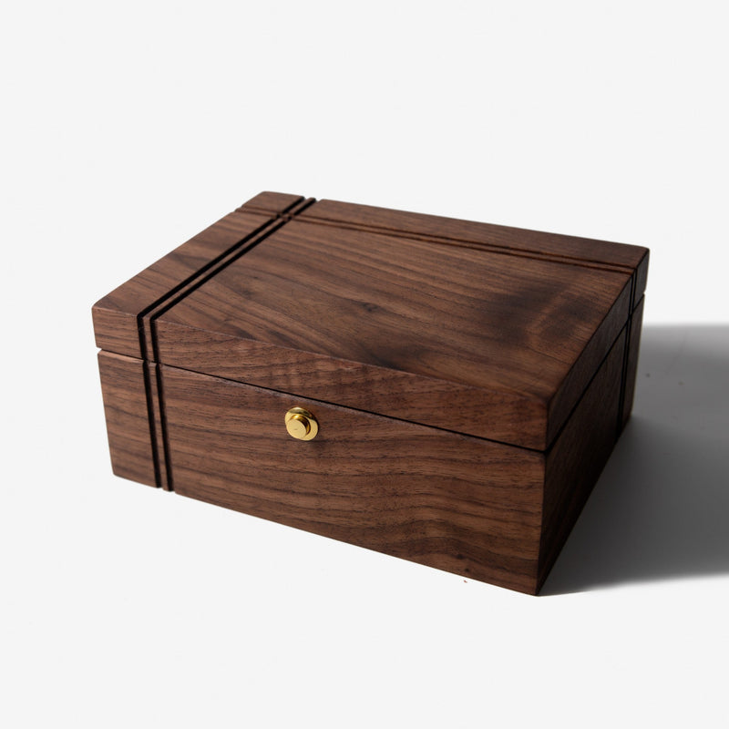 Keepsake Box | Black Walnut & Maple-zoom-