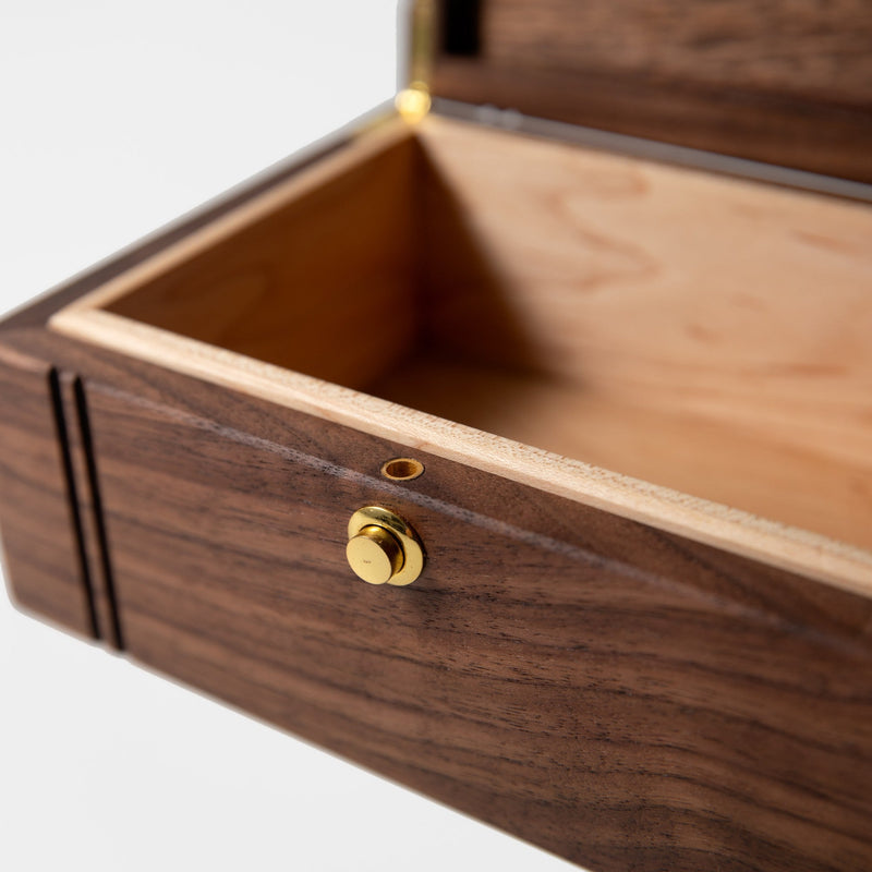 Keepsake Box | Black Walnut & Maple-zoom-