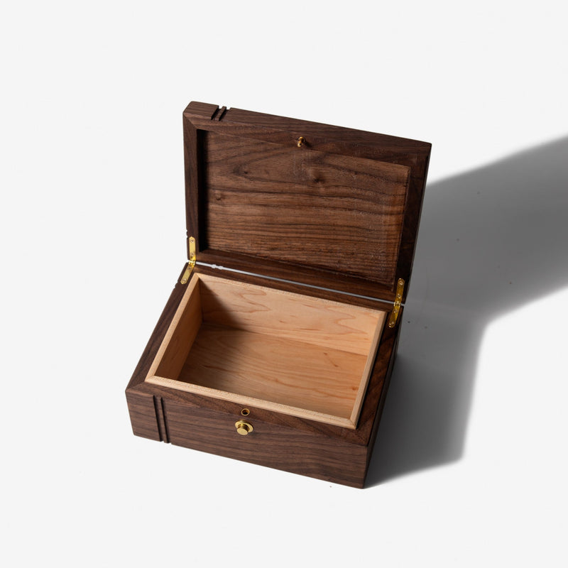 Keepsake Box | Black Walnut & Maple-zoom-