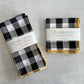 Gingham Check Cloth Napkins | Set of Four
