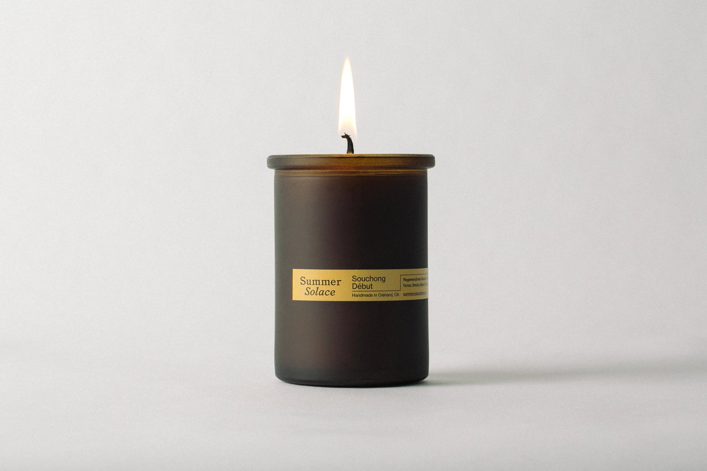 Souchong Debut (Black Tea & Vetiver) Tallow Candle