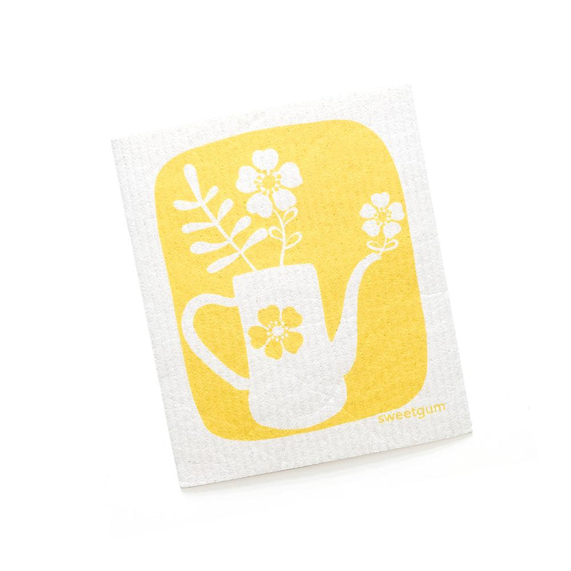 Bloom Tea Towel + Swedish Dishcloths Bundle-zoom-