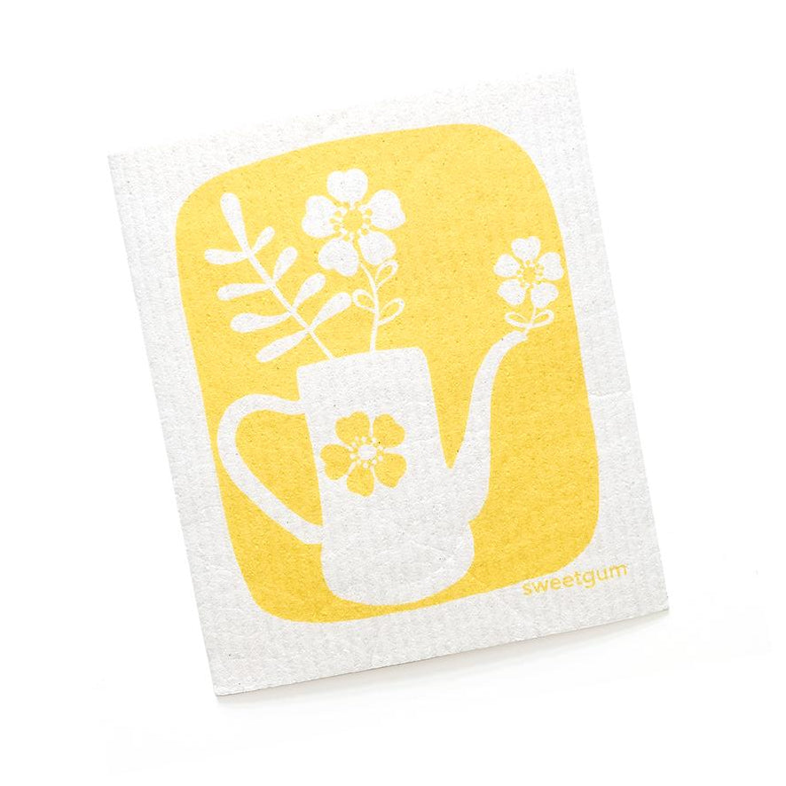 Bloom Tea Towel + Swedish Dishcloths Bundle-3