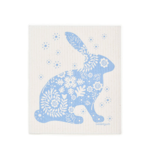 Blue Bunny Swedish Dishcloth
