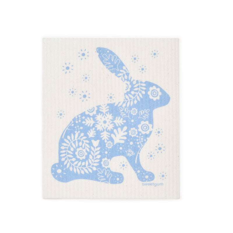 Blue Bunny Swedish Dishcloth-zoom-
