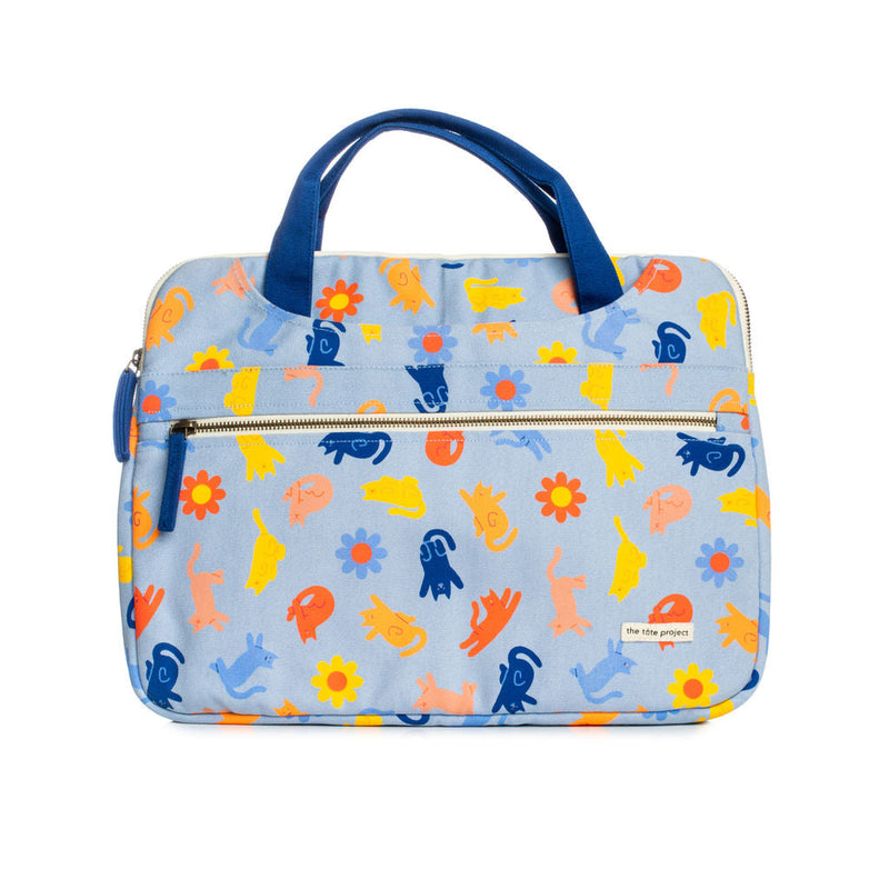 Meow Meadow Laptop Case-zoom-