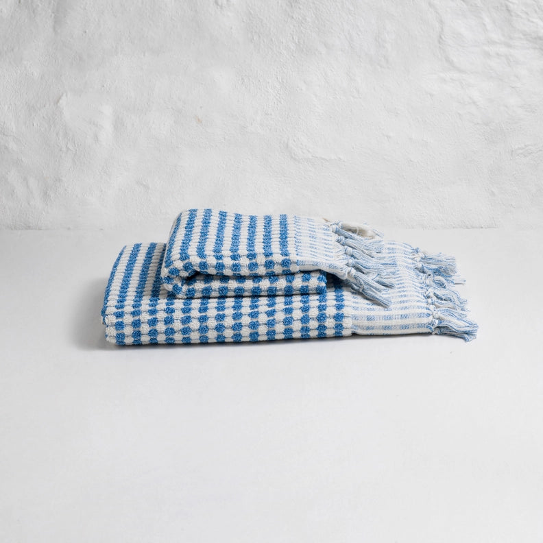 Dotted Terry Bath Towel - Set of Two