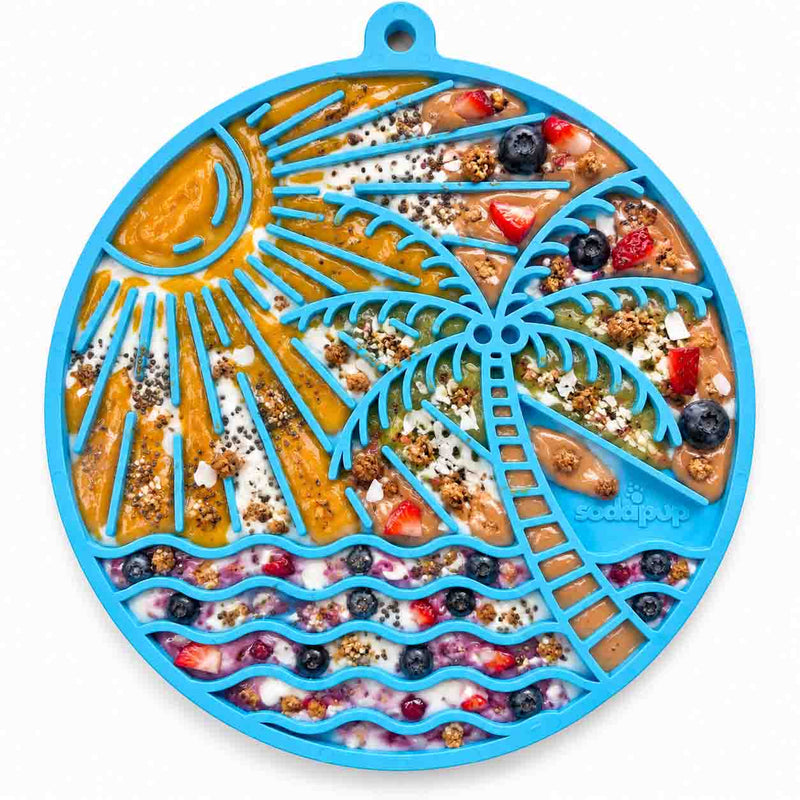 Sun n’ Sea Lick Mat with Suction Cups for Dogs & Cats-zoom-