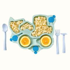 Truck Training Plate and Utensils - Aware House - Constructive Eating -