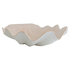 Clam Shell Bowl with 22K Gold Accent - Aware House
