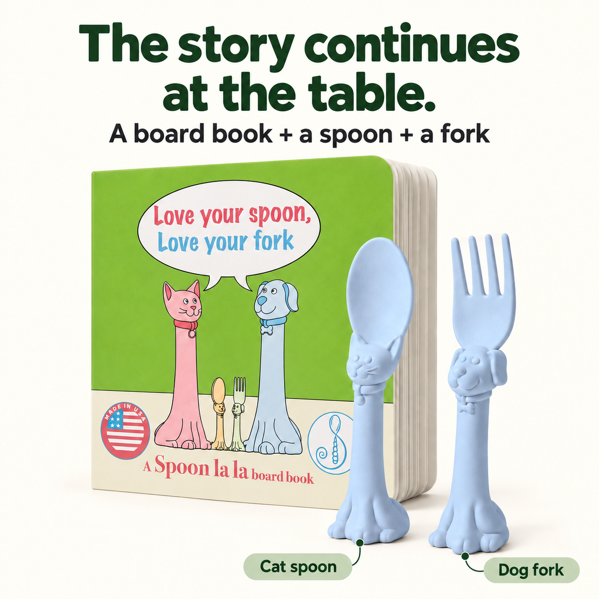 Spoon la la Utensils + Board Book-26