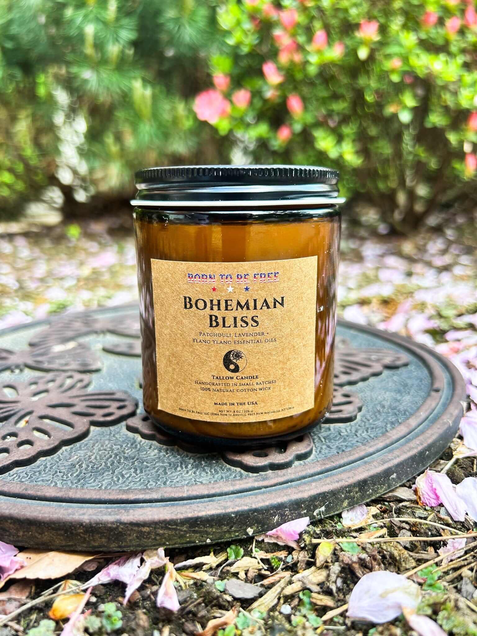 Bohemian Bliss Tallow Candle-2