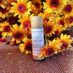 Coconut Vanilla Lip Balm - Aware House - Born To Be Free - 