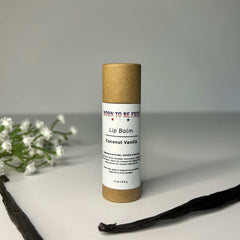 Coconut Vanilla Lip Balm - Aware House - Born To Be Free - 