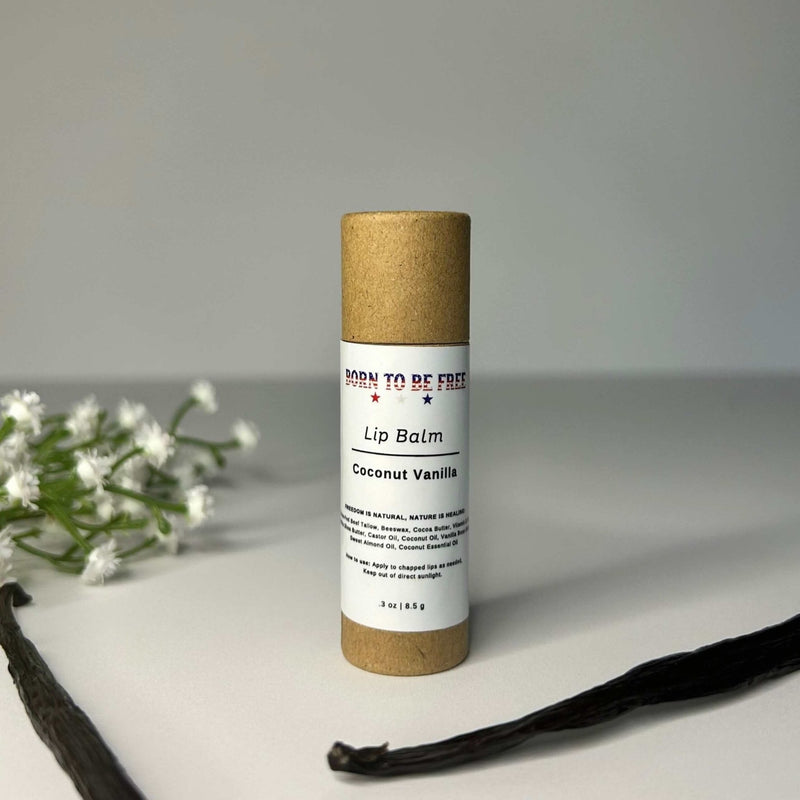 Coconut Vanilla Lip Balm-zoom-