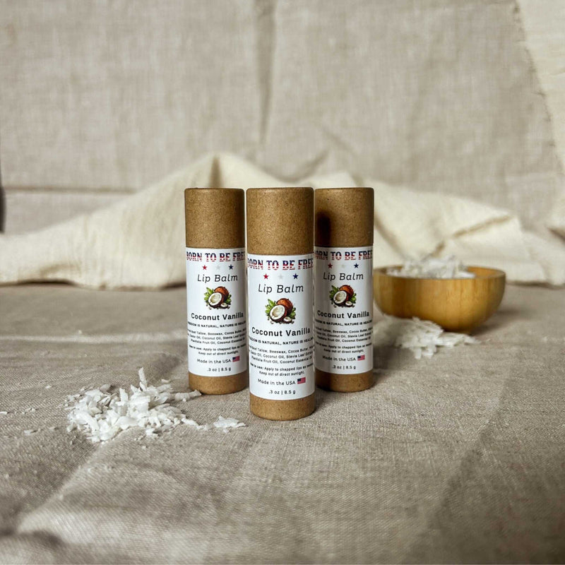 Coconut Vanilla Lip Balm-zoom-