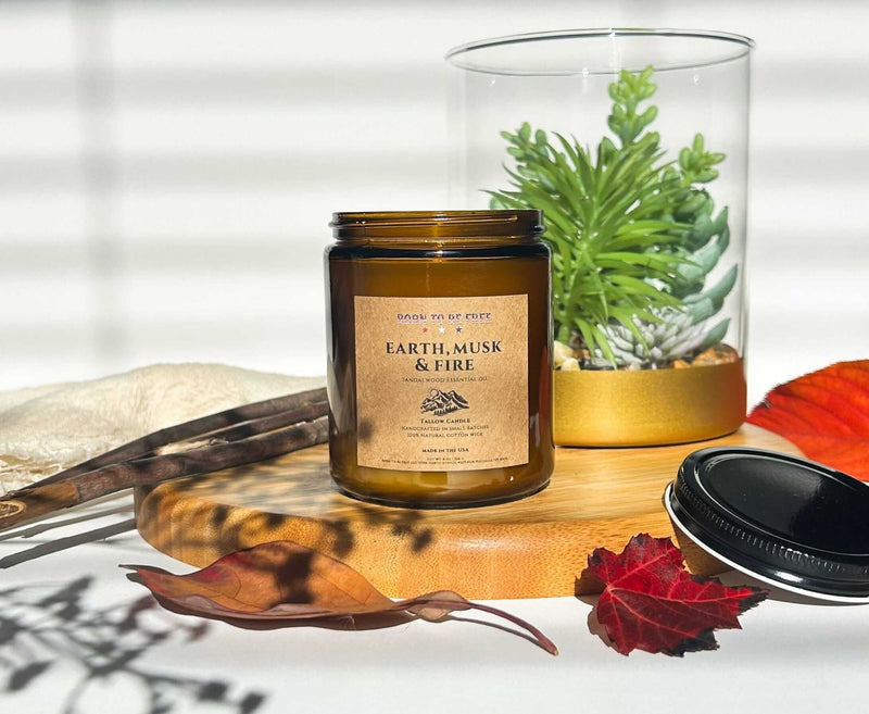 Earth Musk & Fire Tallow Candle-zoom-