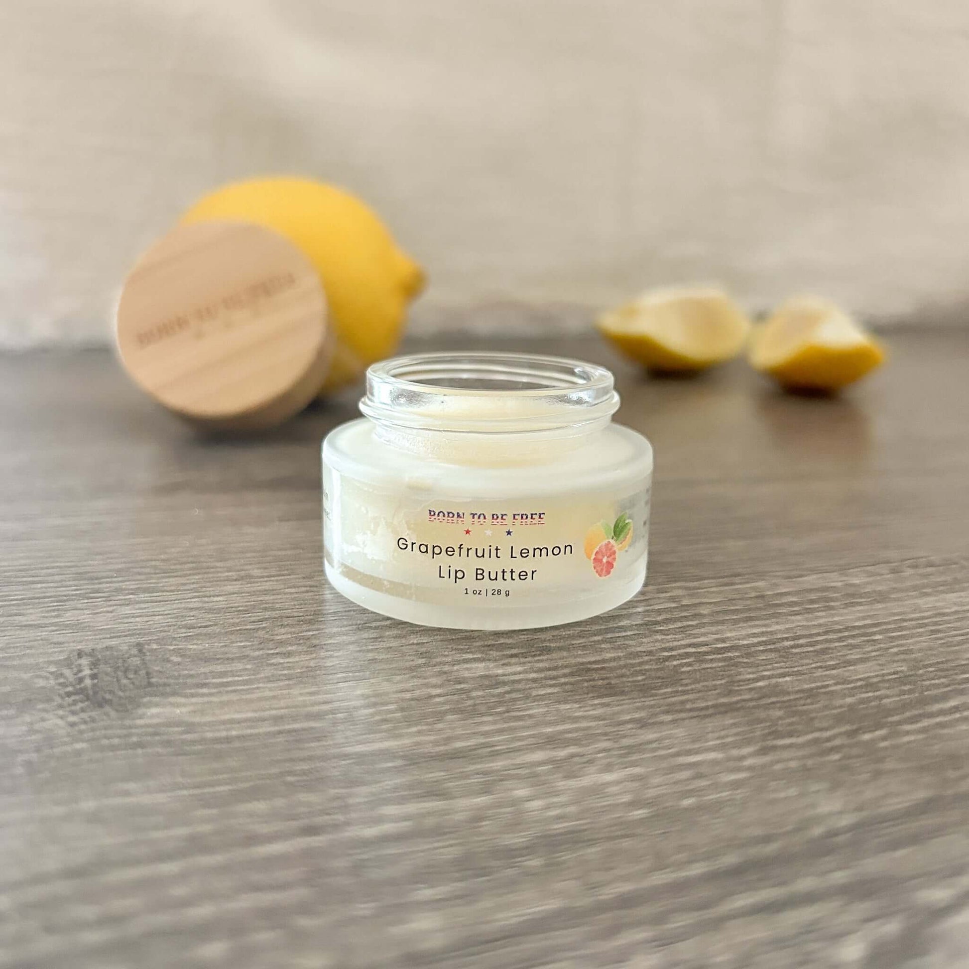 Grapefruit Lemon Lip Butter - Aware House - Born To Be Free - 