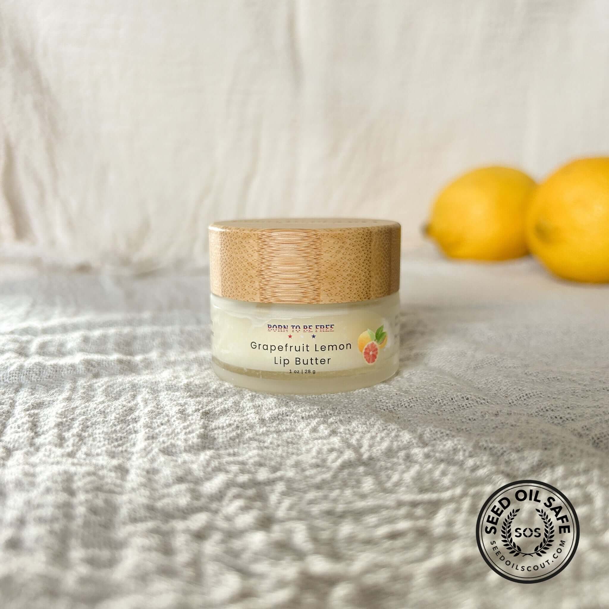 Grapefruit Lemon Lip Butter - Aware House - Born To Be Free - 