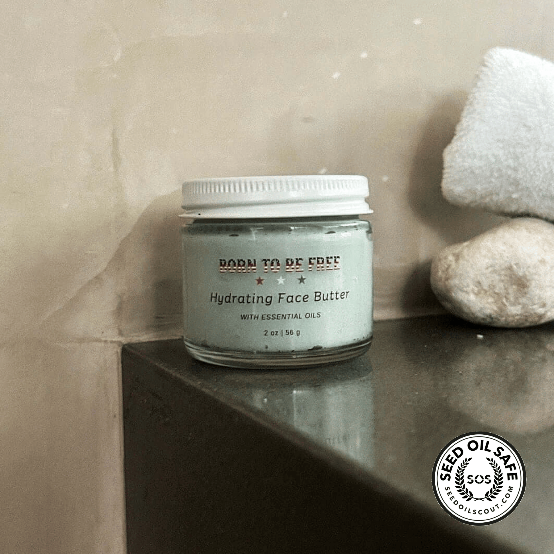 Hydrating Face Butter with Essential Oils-1